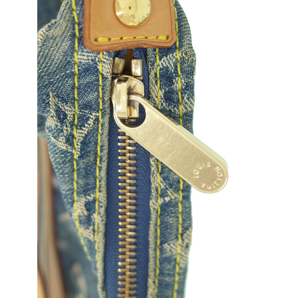 Louis Vuitton Monogram Denim Baggy GM Shoulder Bag Blue - Picture 7 of 7